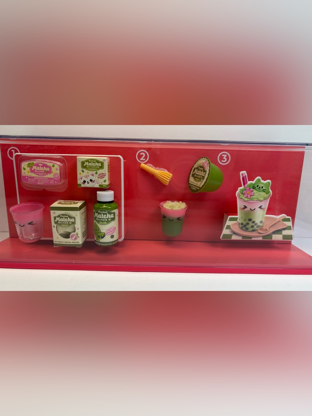 ZURU Mini Brands Kawaii Kitchen Matcha Retail Demo Display